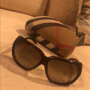 Burberry Authentic Brown Sunglasses with Case